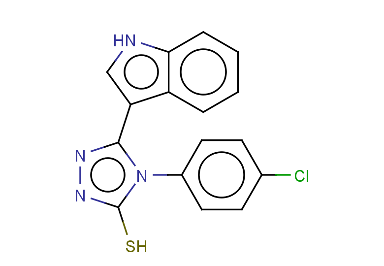 4-(4-chlorophenyl)-5-(1H-indol-3-yl)-4H-1,2,4-triazole-3-thiol