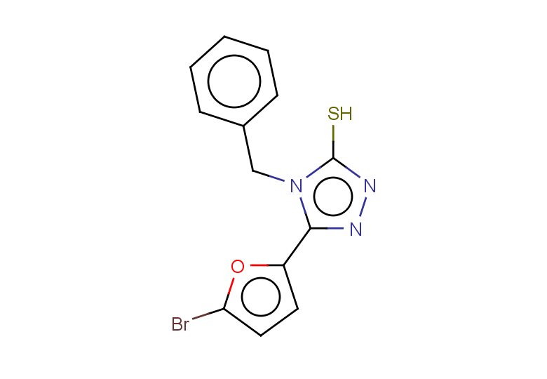 4-benzyl-5-(5-bromofuran-2-yl)-4H-1,2,4-triazole-3-thiol