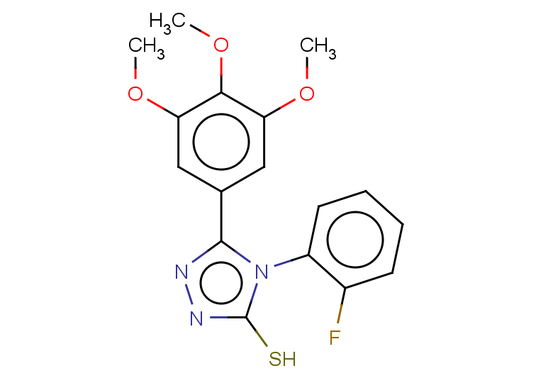 4-(2-fluorophenyl)-5-(3,4,5-trimethoxyphenyl)-4H-1,2,4-triazole-3-thiol