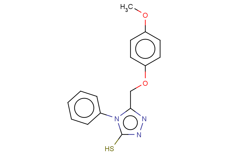 5-(4-methoxyphenoxymethyl)-4-phenyl-4H-1,2,4-triazole-3-thiol
