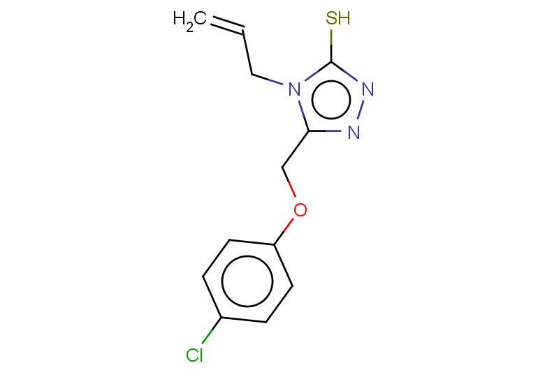 5-(4-chlorophenoxymethyl)-4-(prop-2-en-1-yl)-4H-1,2,4-triazole-3-thiol