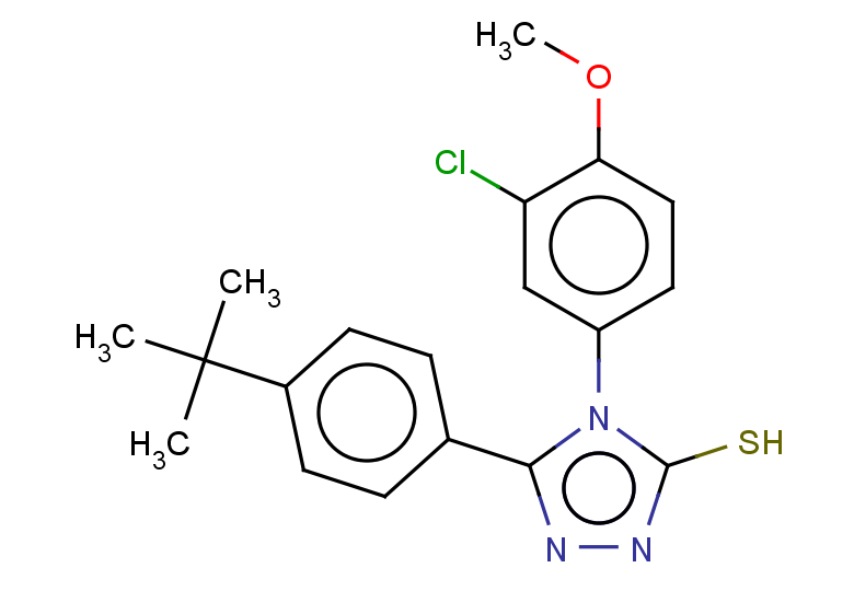 5-(4-tert-butylphenyl)-4-(3-chloro-4-methoxyphenyl)-4H-1,2,4-triazole-3-thiol