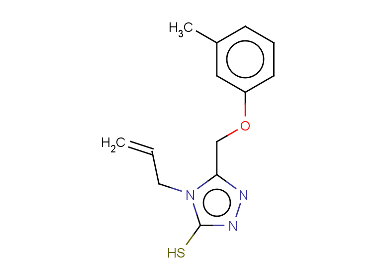 5-(3-methylphenoxymethyl)-4-(prop-2-en-1-yl)-4H-1,2,4-triazole-3-thiol