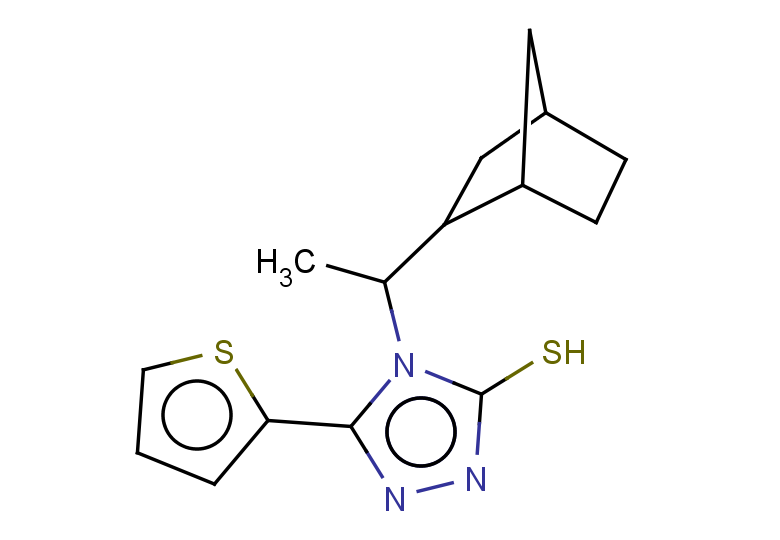 4-(1-{bicyclo[2.2.1]heptan-2-yl}ethyl)-5-(thiophen-2-yl)-4H-1,2,4-triazole-3-thiol