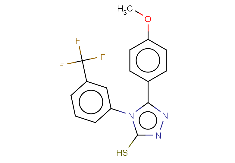 5-(4-methoxyphenyl)-4-[3-(trifluoromethyl)phenyl]-4H-1,2,4-triazole-3-thiol