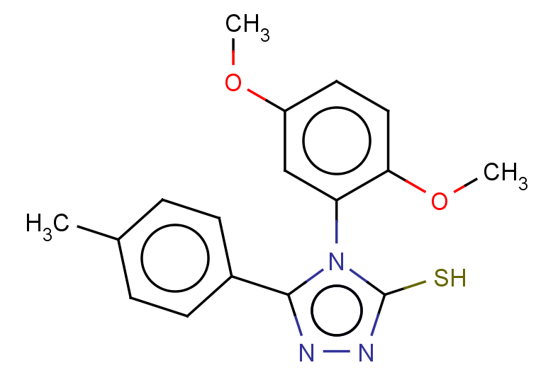 4-(2,5-dimethoxyphenyl)-5-(4-methylphenyl)-4H-1,2,4-triazole-3-thiol