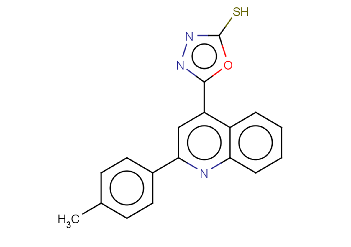 5-[2-(4-methylphenyl)quinolin-4-yl]-1,3,4-oxadiazole-2-thiol