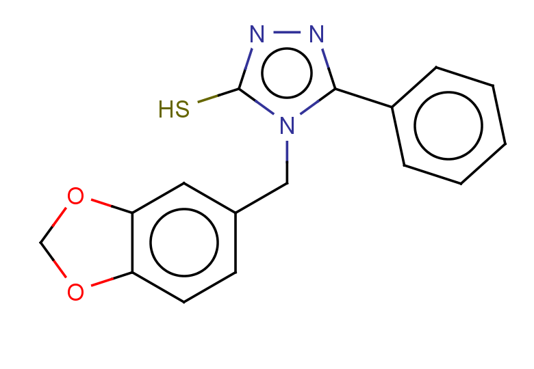 4-(1,3-dioxaindan-5-ylmethyl)-5-phenyl-4H-1,2,4-triazole-3-thiol