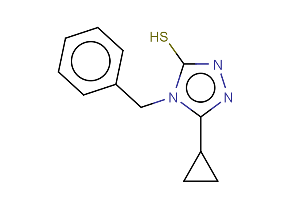 4-benzyl-5-cyclopropyl-4H-1,2,4-triazole-3-thiol
