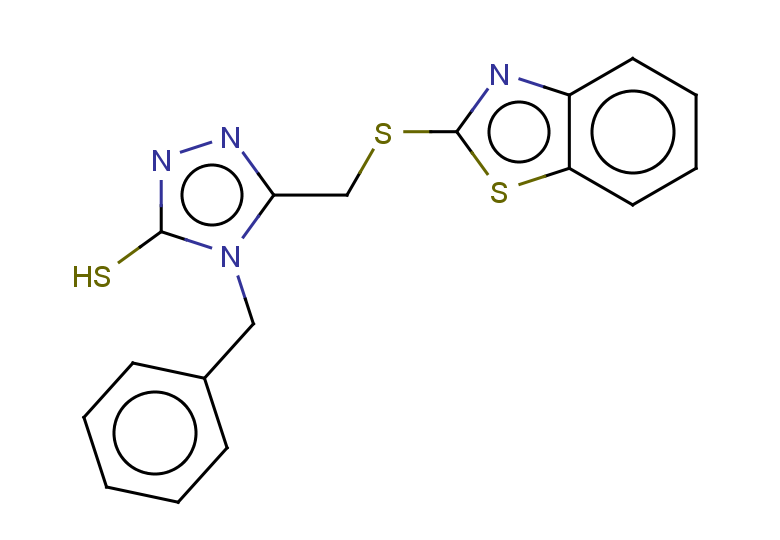 5-[(1,3-benzothiazol-2-ylsulfanyl)methyl]-4-benzyl-4H-1,2,4-triazole-3-thiol