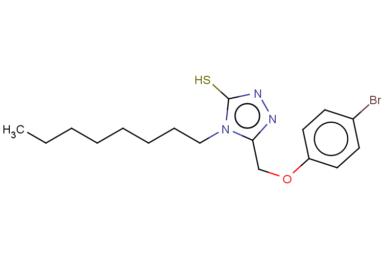 5-(4-bromophenoxymethyl)-4-octyl-4H-1,2,4-triazole-3-thiol