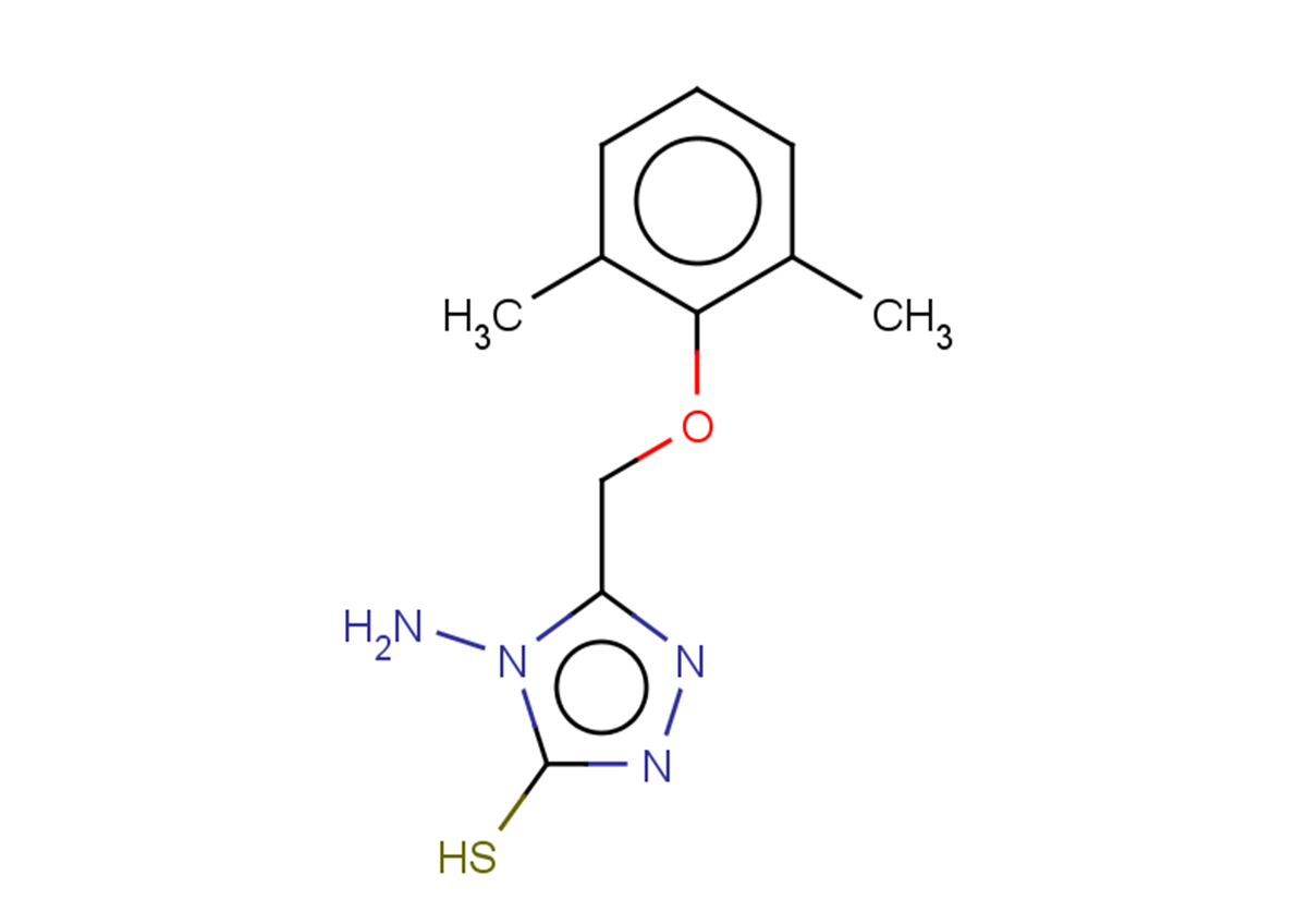 4-amino-5-(2,6-dimethylphenoxymethyl)-4H-1,2,4-triazole-3-thiol