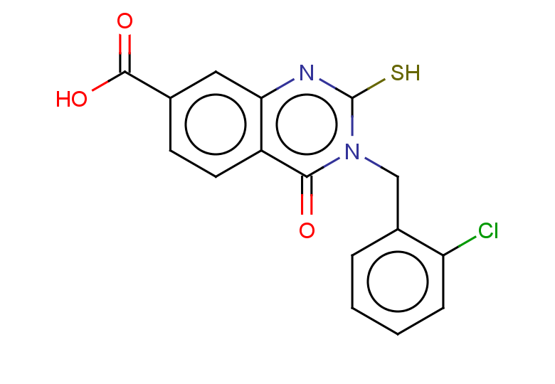 3-[(2-chlorophenyl)methyl]-4-oxo-2-sulfanyl-3,4-dihydroquinazoline-7-carboxylic acid