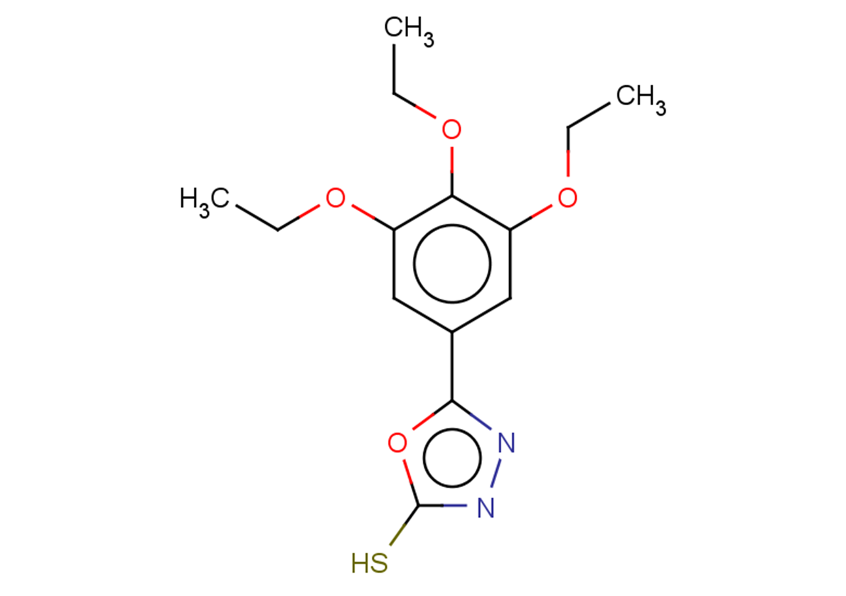 5-(3,4,5-triethoxyphenyl)-1,3,4-oxadiazole-2-thiol