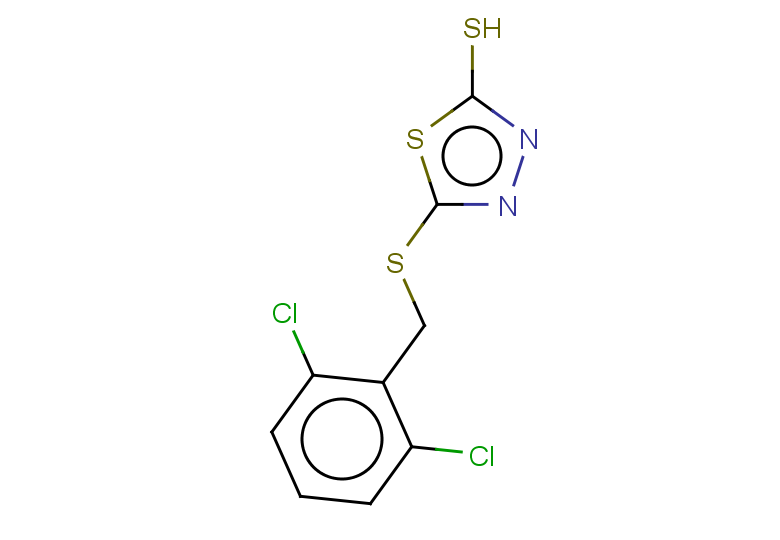 5-{[(2,6-dichlorophenyl)methyl]sulfanyl}-1,3,4-thiadiazole-2-thiol