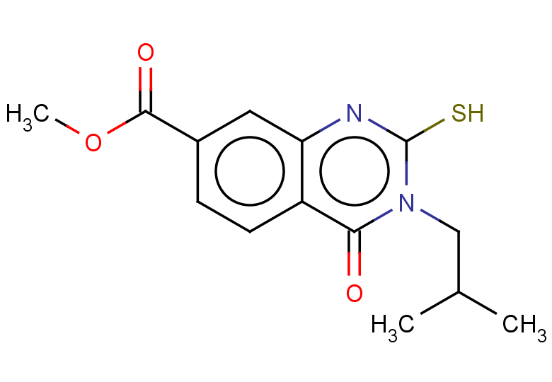 methyl 3-(2-methylpropyl)-4-oxo-2-sulfanyl-3,4-dihydroquinazoline-7-carboxylate