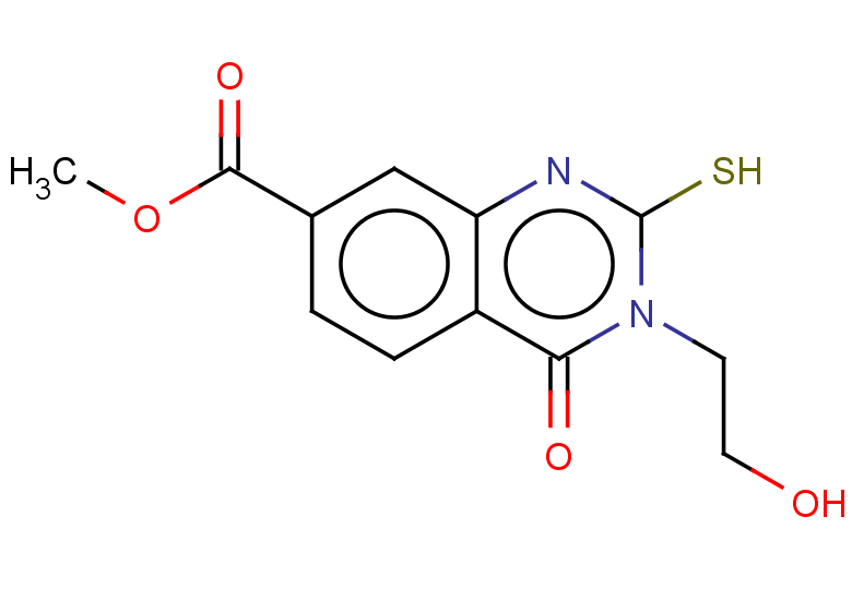 methyl 3-(2-hydroxyethyl)-4-oxo-2-sulfanyl-3,4-dihydroquinazoline-7-carboxylate