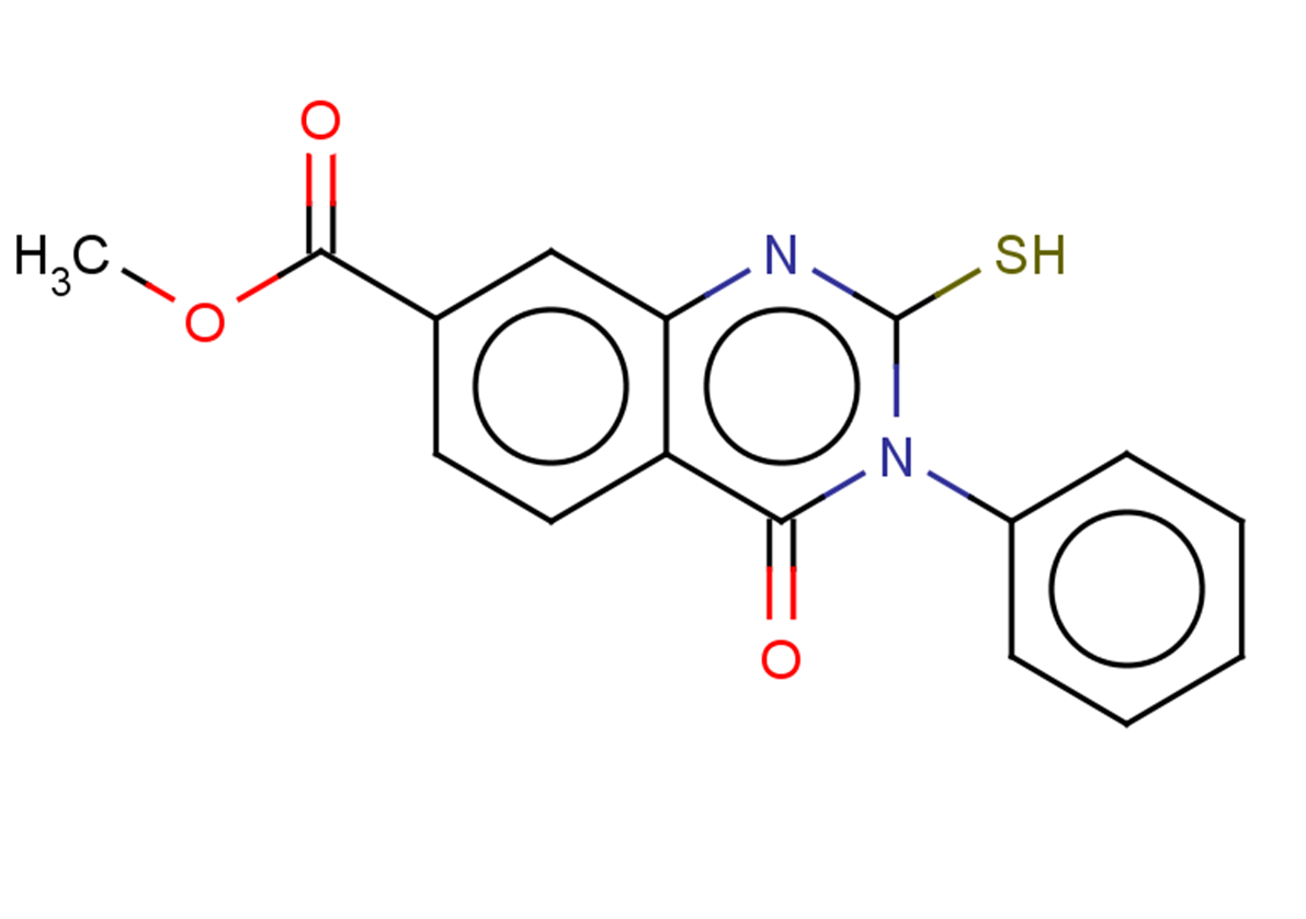 methyl 4-oxo-3-phenyl-2-sulfanyl-3,4-dihydroquinazoline-7-carboxylate