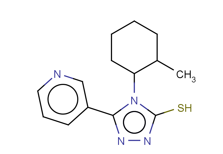 4-(2-methylcyclohexyl)-5-(pyridin-3-yl)-4H-1,2,4-triazole-3-thiol