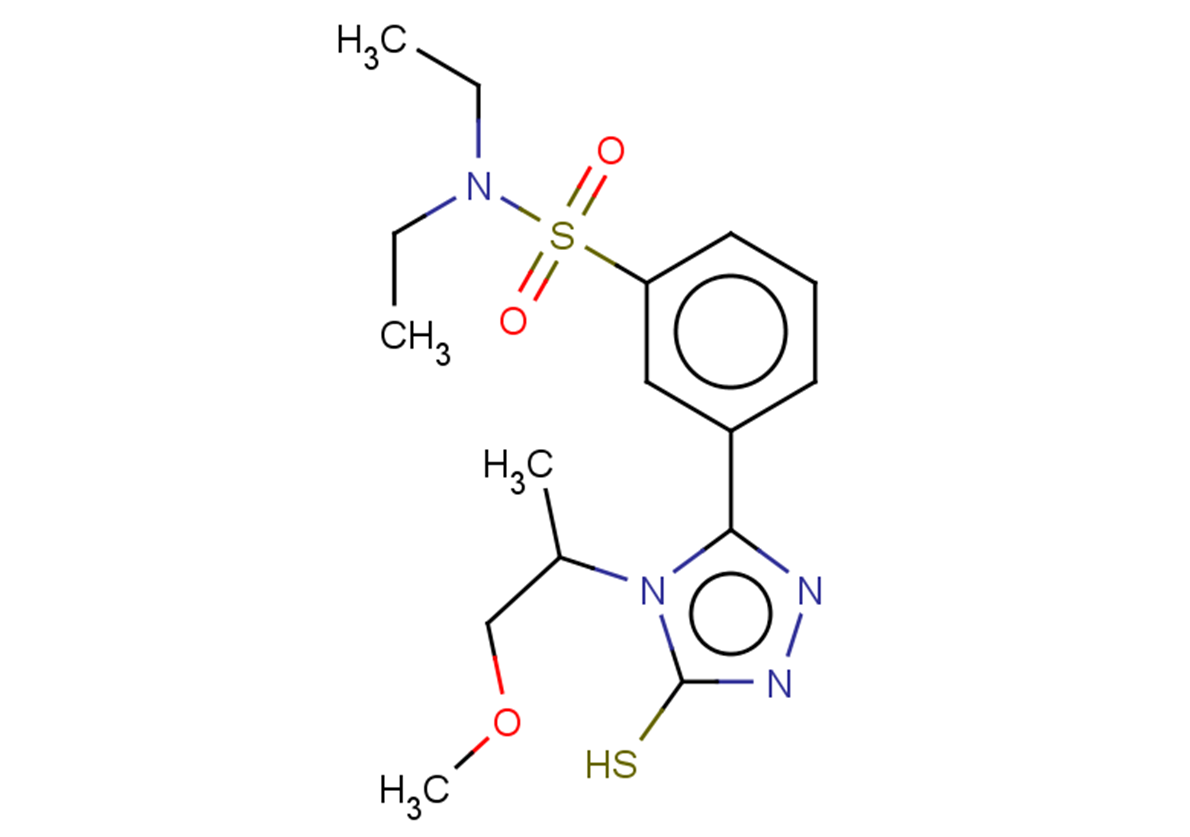N,N-diethyl-3-[4-(1-methoxypropan-2-yl)-5-sulfanyl-4H-1,2,4-triazol-3-yl]benzene-1-sulfonamide