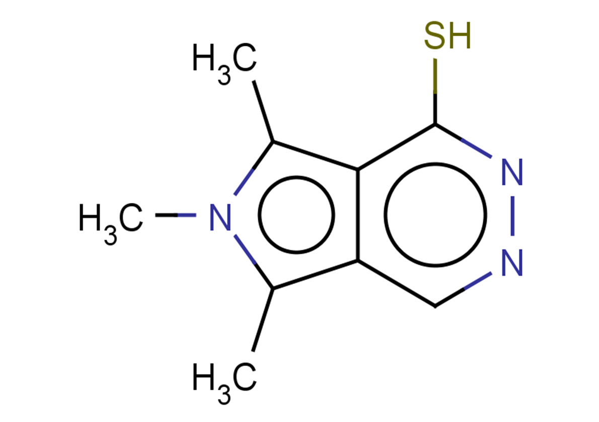 5,6,7-trimethyl-6H-pyrrolo[3,4-d]pyridazine-1-thiol