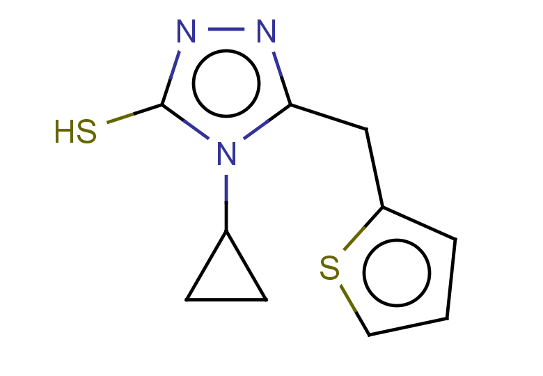 4-cyclopropyl-5-(thiophen-2-ylmethyl)-4H-1,2,4-triazole-3-thiol