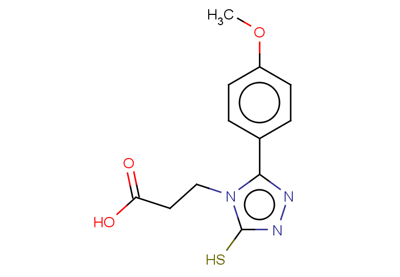3-[3-(4-methoxyphenyl)-5-sulfanyl-4H-1,2,4-triazol-4-yl]propanoic acid