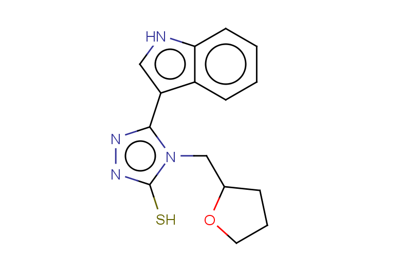 5-(1H-indol-3-yl)-4-(oxolan-2-ylmethyl)-4H-1,2,4-triazole-3-thiol