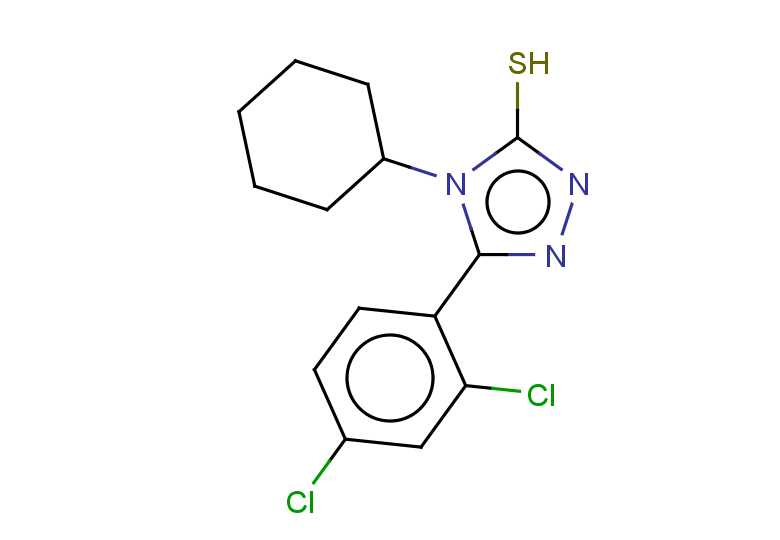 4-cyclohexyl-5-(2,4-dichlorophenyl)-4H-1,2,4-triazole-3-thiol
