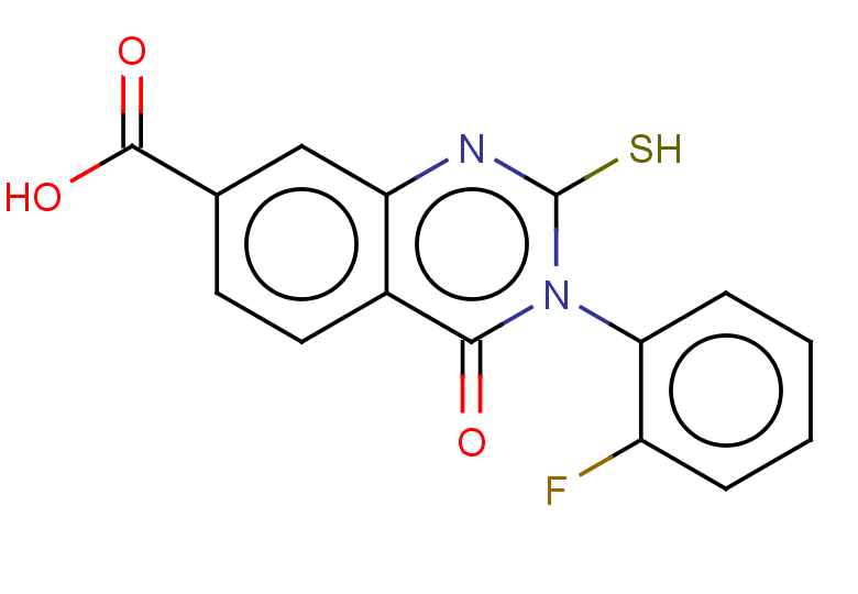 3-(2-fluorophenyl)-4-oxo-2-sulfanyl-3,4-dihydroquinazoline-7-carboxylic acid