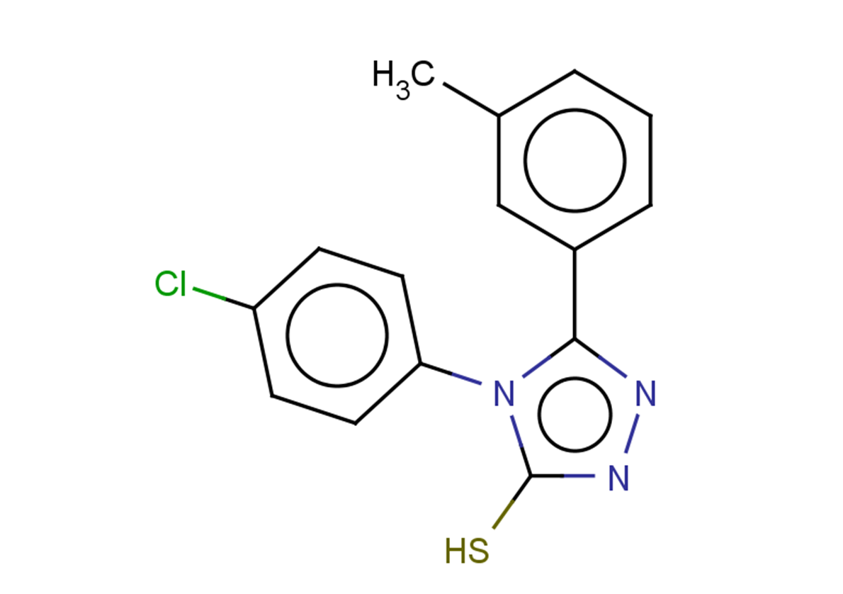 4-(4-chlorophenyl)-5-(3-methylphenyl)-4H-1,2,4-triazole-3-thiol