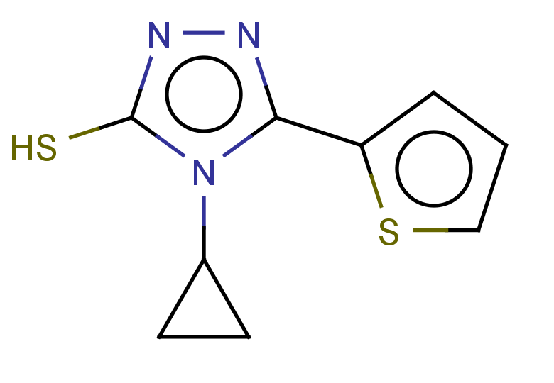 4-cyclopropyl-5-(thiophen-2-yl)-4H-1,2,4-triazole-3-thiol