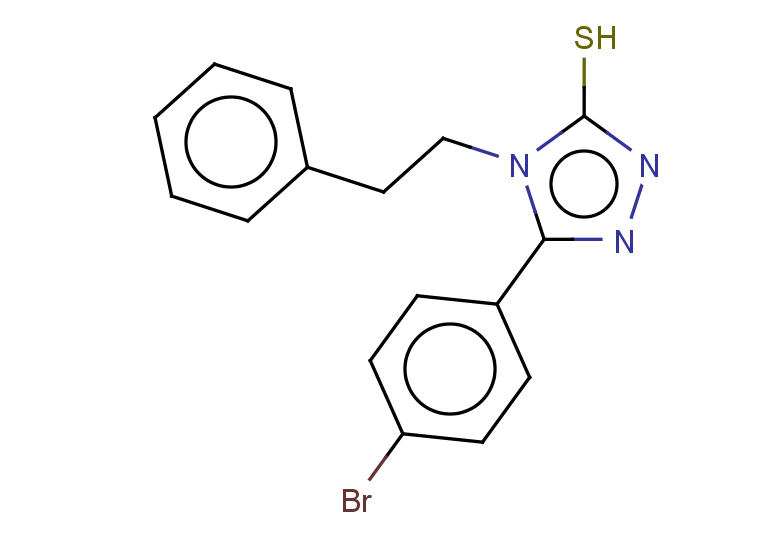 5-(4-bromophenyl)-4-(2-phenylethyl)-4H-1,2,4-triazole-3-thiol