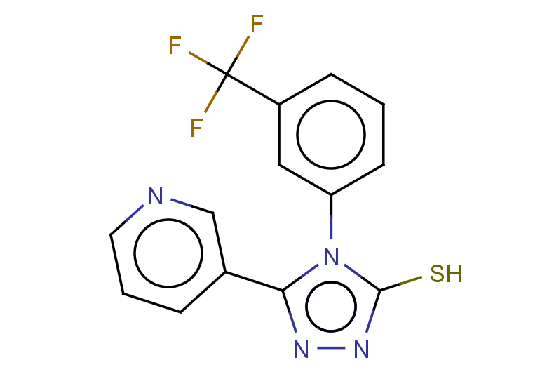 5-(pyridin-3-yl)-4-[3-(trifluoromethyl)phenyl]-4H-1,2,4-triazole-3-thiol