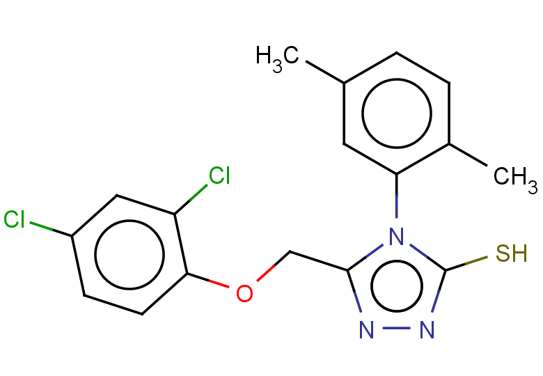 5-(2,4-dichlorophenoxymethyl)-4-(2,5-dimethylphenyl)-4H-1,2,4-triazole-3-thiol