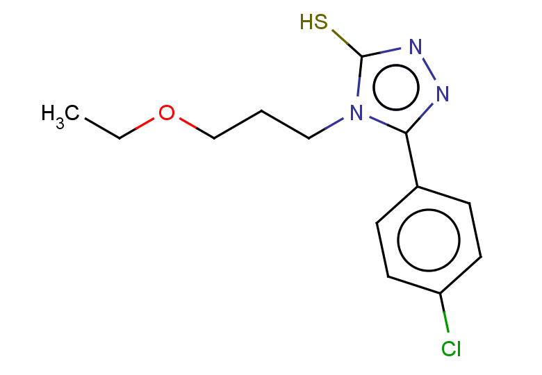 5-(4-chlorophenyl)-4-(3-ethoxypropyl)-4H-1,2,4-triazole-3-thiol