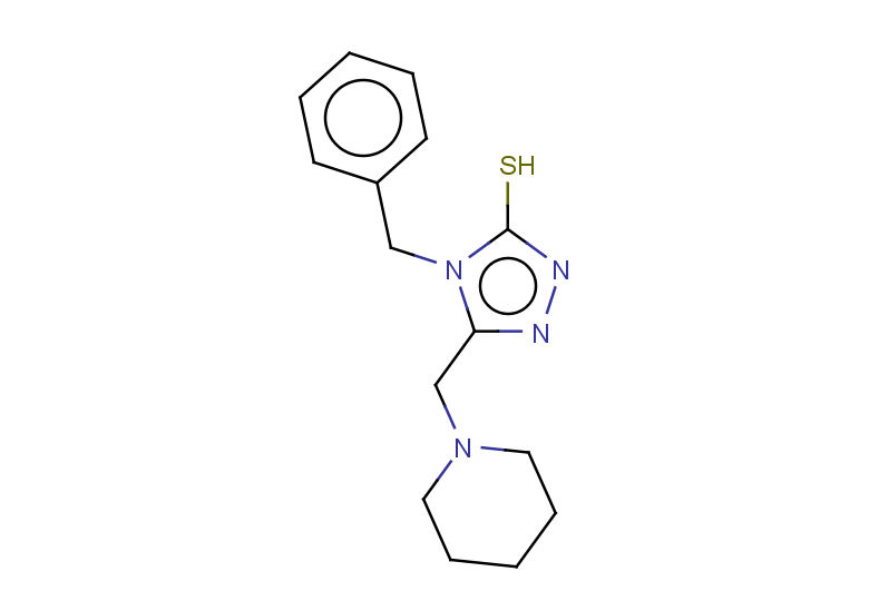4-benzyl-5-(piperidin-1-ylmethyl)-4H-1,2,4-triazole-3-thiol