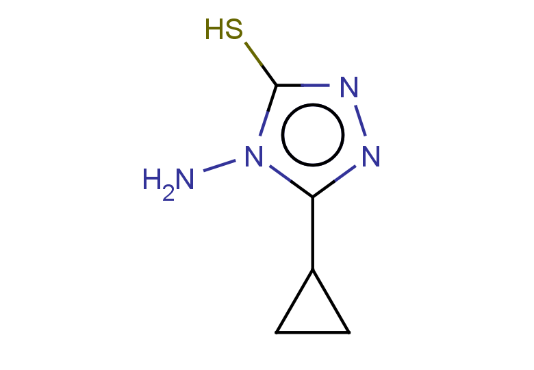 4-amino-5-cyclopropyl-4H-1,2,4-triazole-3-thiol