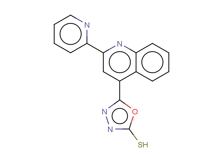 5-[2-(pyridin-2-yl)quinolin-4-yl]-1,3,4-oxadiazole-2-thiol