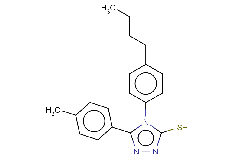 4-(4-butylphenyl)-5-(4-methylphenyl)-4H-1,2,4-triazole-3-thiol