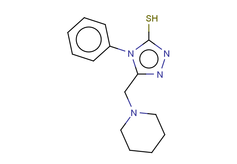 4-phenyl-5-(piperidin-1-ylmethyl)-4H-1,2,4-triazole-3-thiol