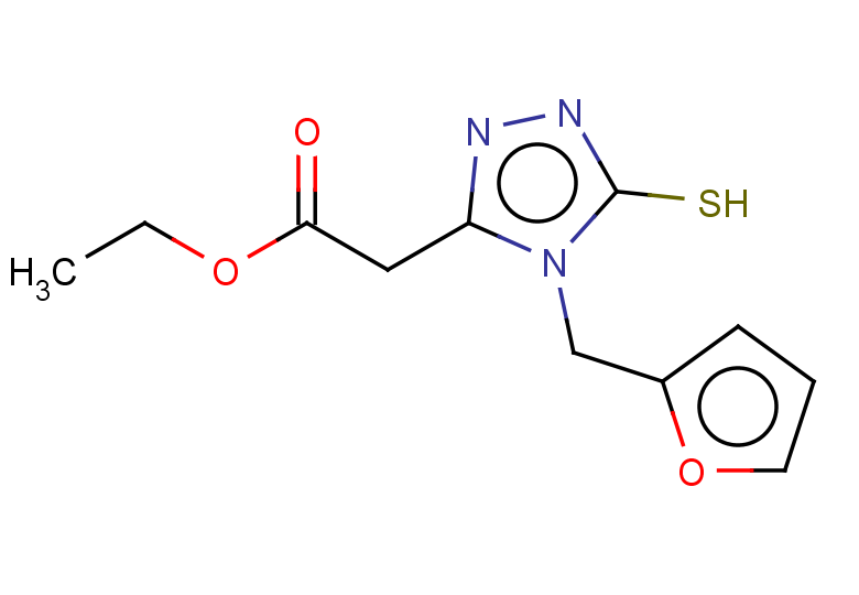 ethyl 2-[4-(furan-2-ylmethyl)-5-sulfanyl-4H-1,2,4-triazol-3-yl]acetate