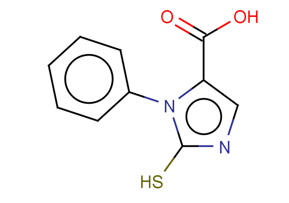 1-phenyl-2-sulfanyl-1H-imidazole-5-carboxylic acid
