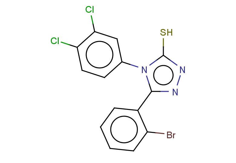 5-(2-bromophenyl)-4-(3,4-dichlorophenyl)-4H-1,2,4-triazole-3-thiol