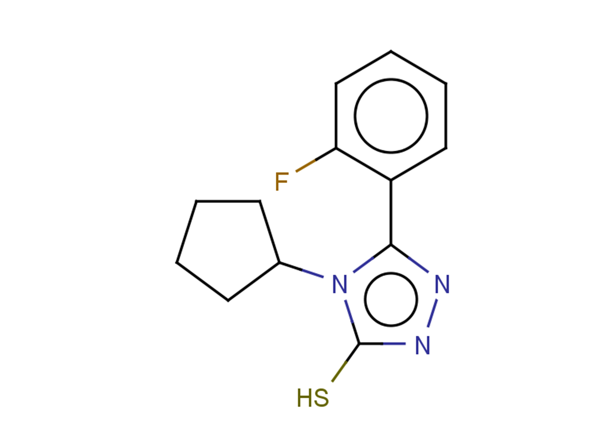 4-cyclopentyl-5-(2-fluorophenyl)-4H-1,2,4-triazole-3-thiol
