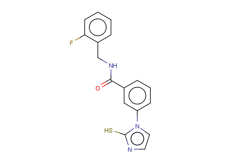 N-[(2-fluorophenyl)methyl]-3-(2-sulfanyl-1H-imidazol-1-yl)benzamide