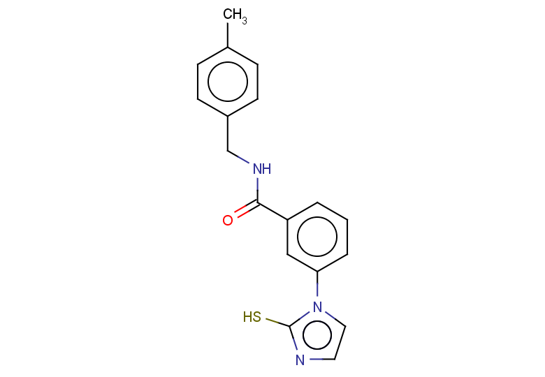 N-[(4-methylphenyl)methyl]-3-(2-sulfanyl-1H-imidazol-1-yl)benzamide