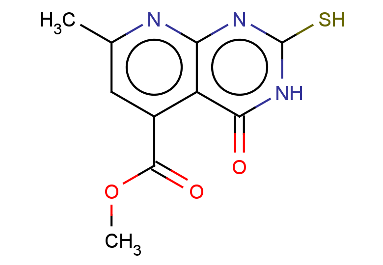 methyl 7-methyl-4-oxo-2-sulfanyl-3H,4H-pyrido[2,3-d]pyrimidine-5-carboxylate