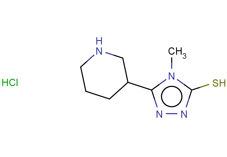 4-methyl-5-(piperidin-3-yl)-4H-1,2,4-triazole-3-thiol hydrochloride