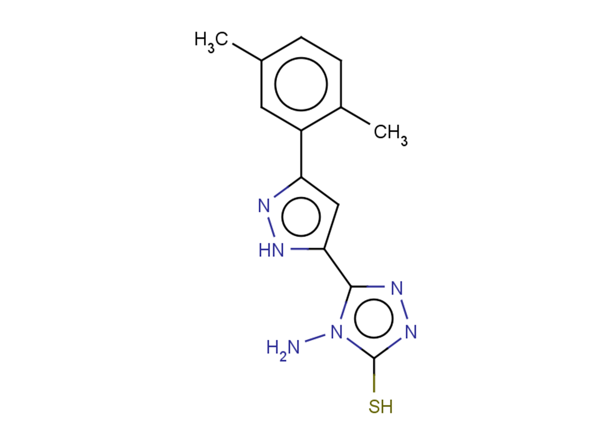 4-amino-5-[3-(2,5-dimethylphenyl)-1H-pyrazol-5-yl]-4H-1,2,4-triazole-3-thiol